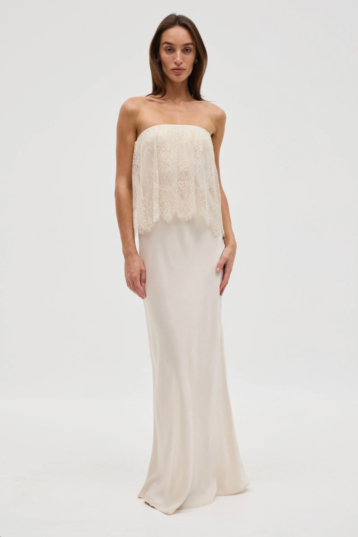 Buttercream Lace Strapless