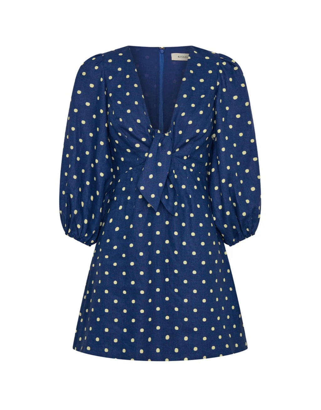 Polka Dot Linen Mini