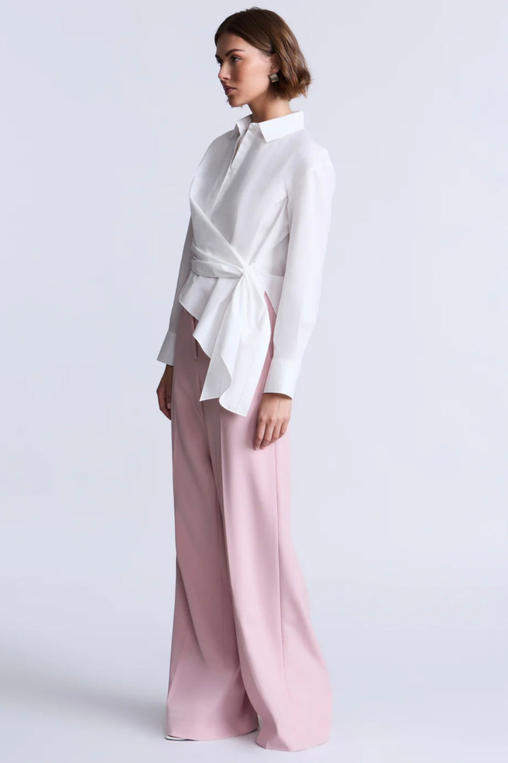 Asymmetric Wrap Shirt