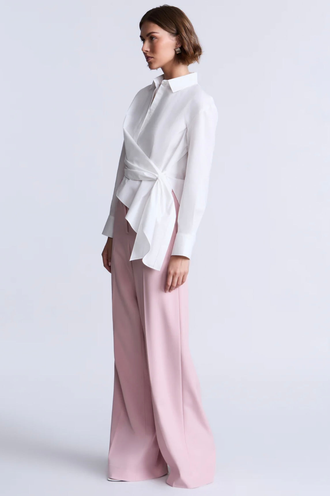 Asymmetric Wrap Shirt