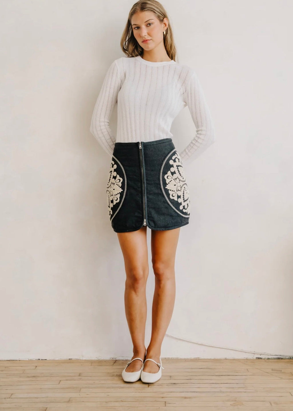 Day-to-Night Seamless Elegance Skirt