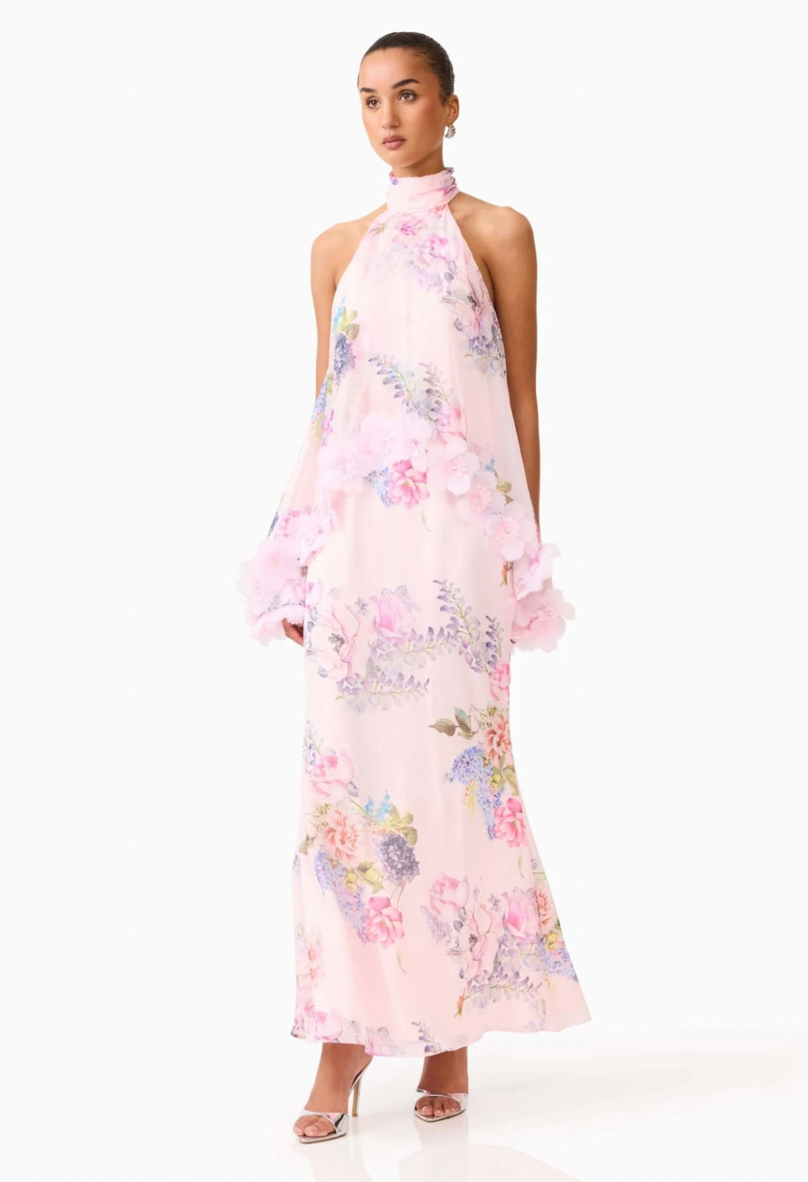Pink Multi Floral Trim