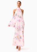 Pink Multi Floral Trim