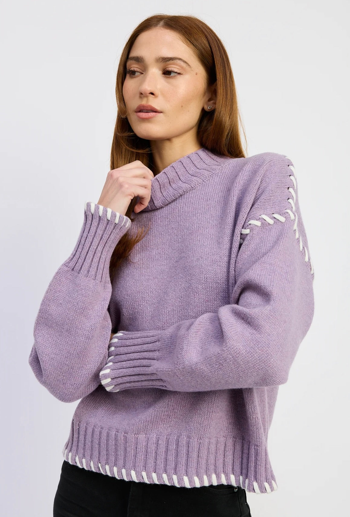 Funnel Neck Pullover