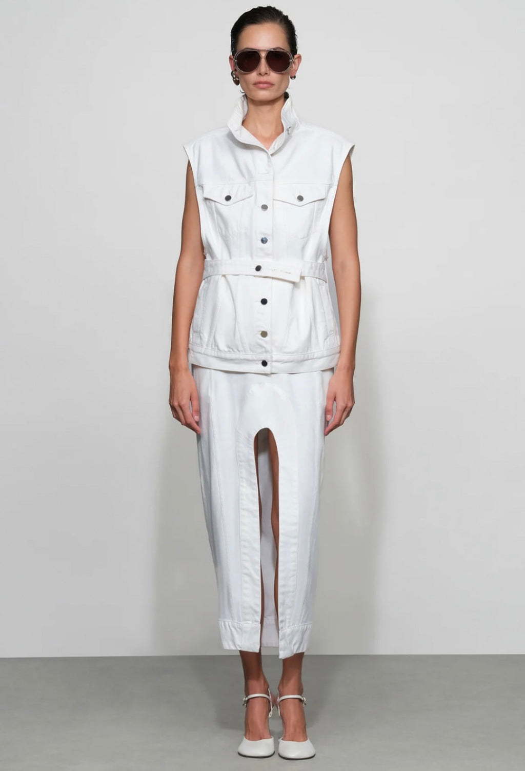 Cinched Waist Vest