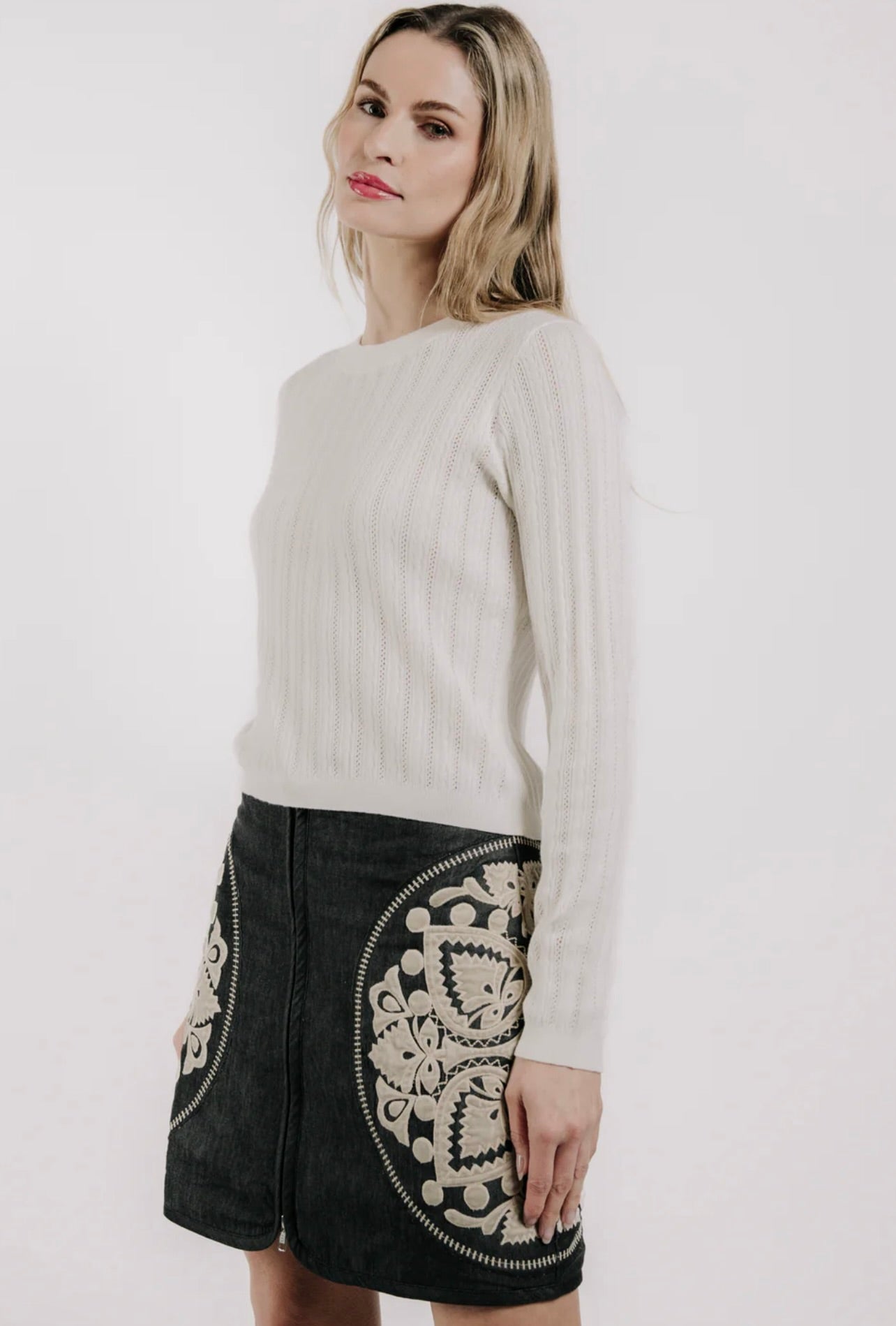 Day-to-Night Seamless Elegance Skirt