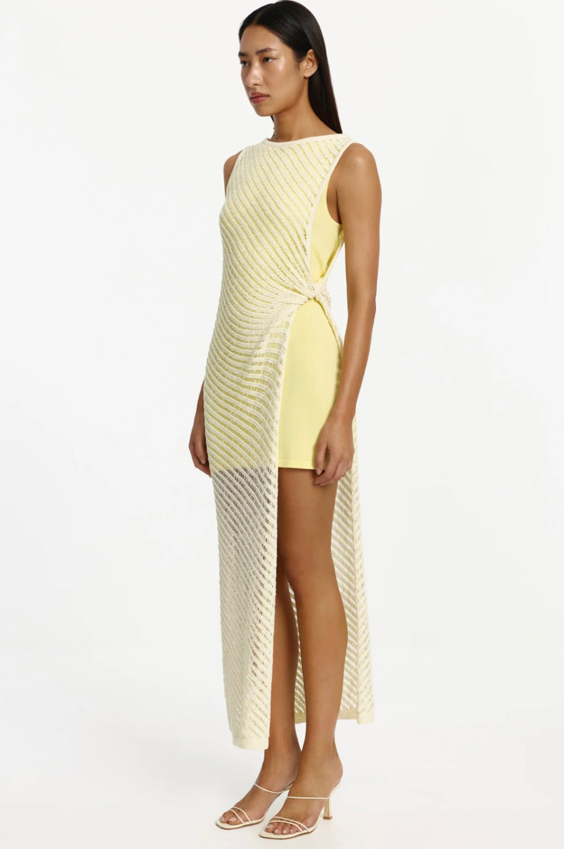 Cream Diagonal Overlay