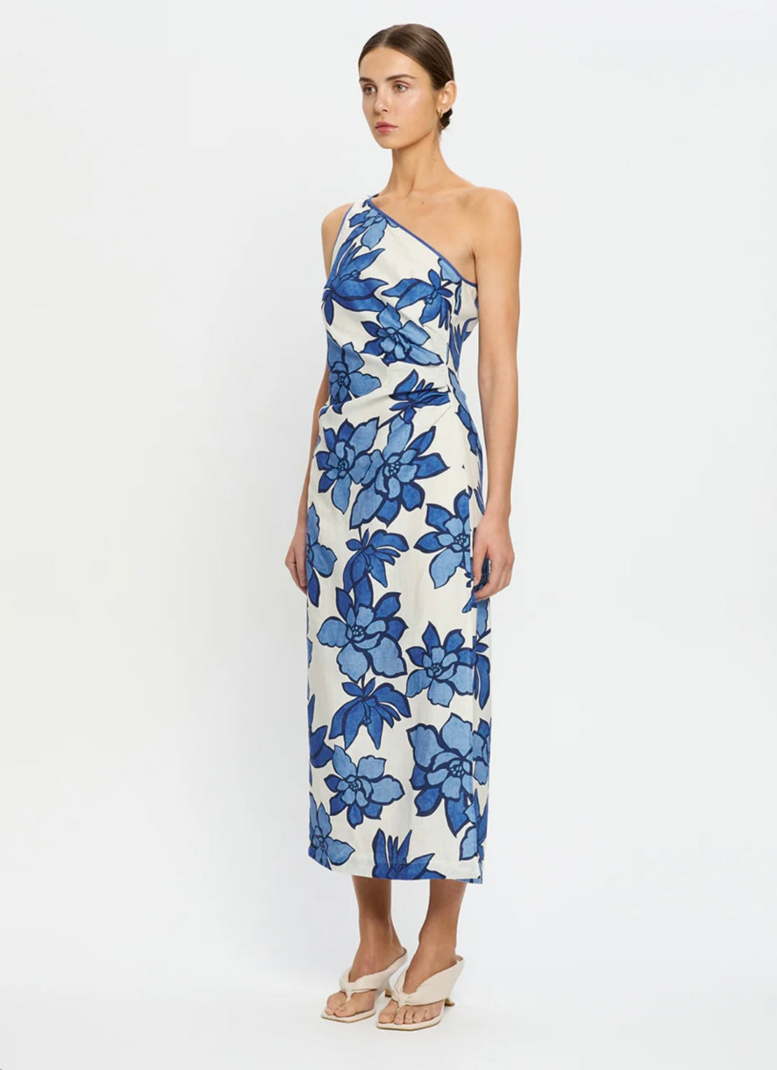 Tonal Blue Flared Column