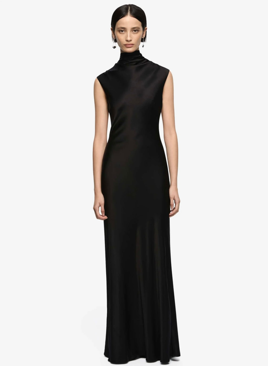 Black Cowl Drift Maxi