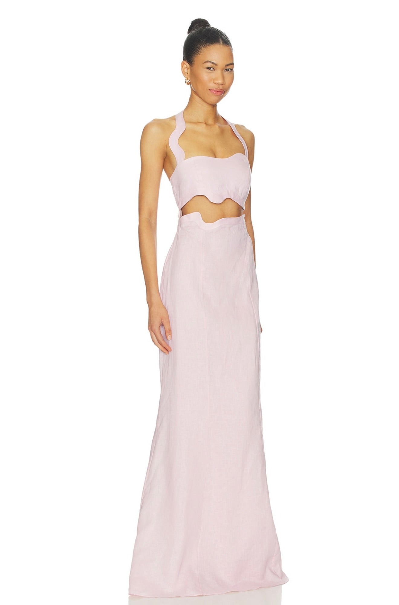 Ballet Pink Sculptural Halter
