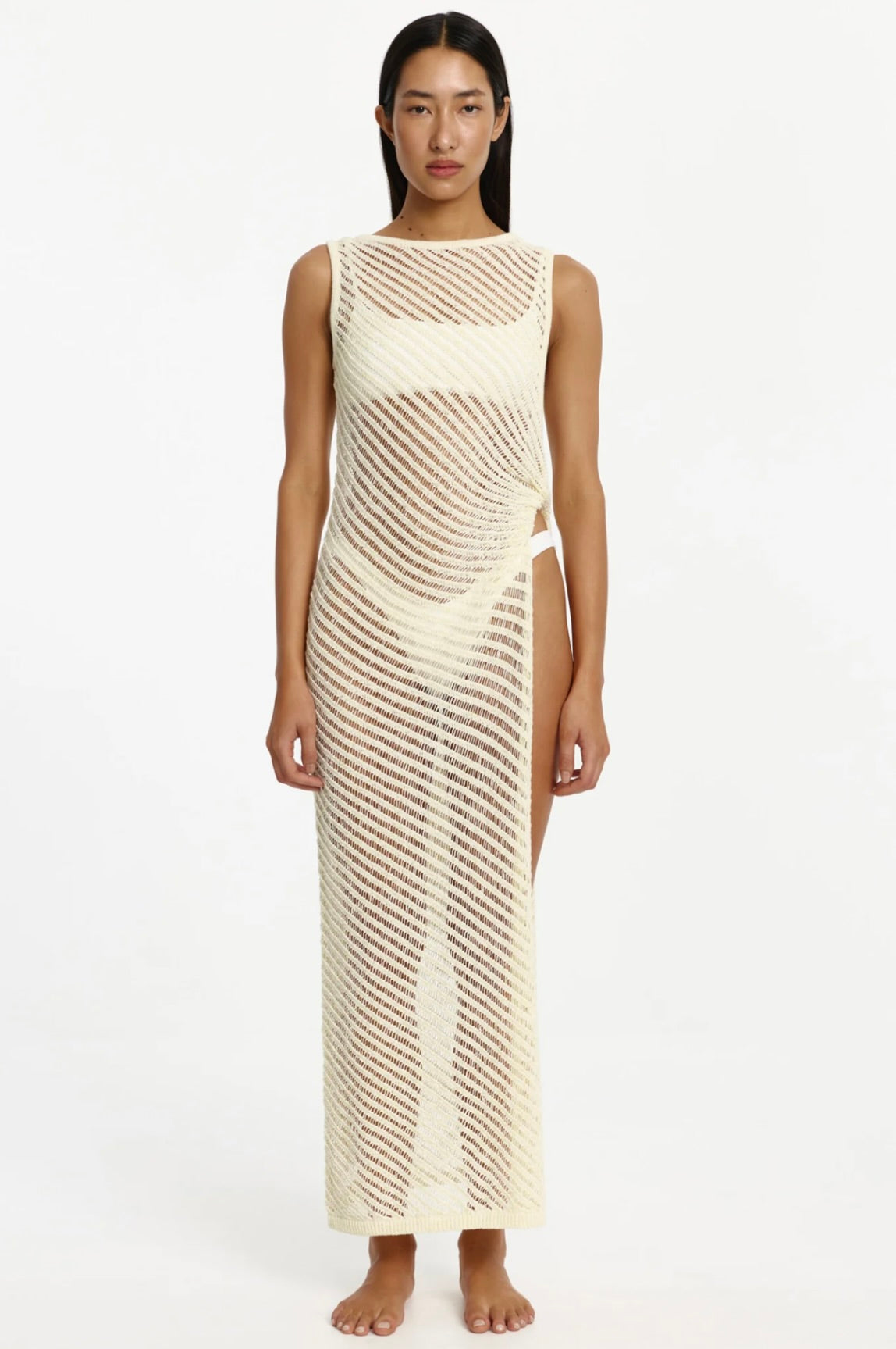 Cream Diagonal Overlay