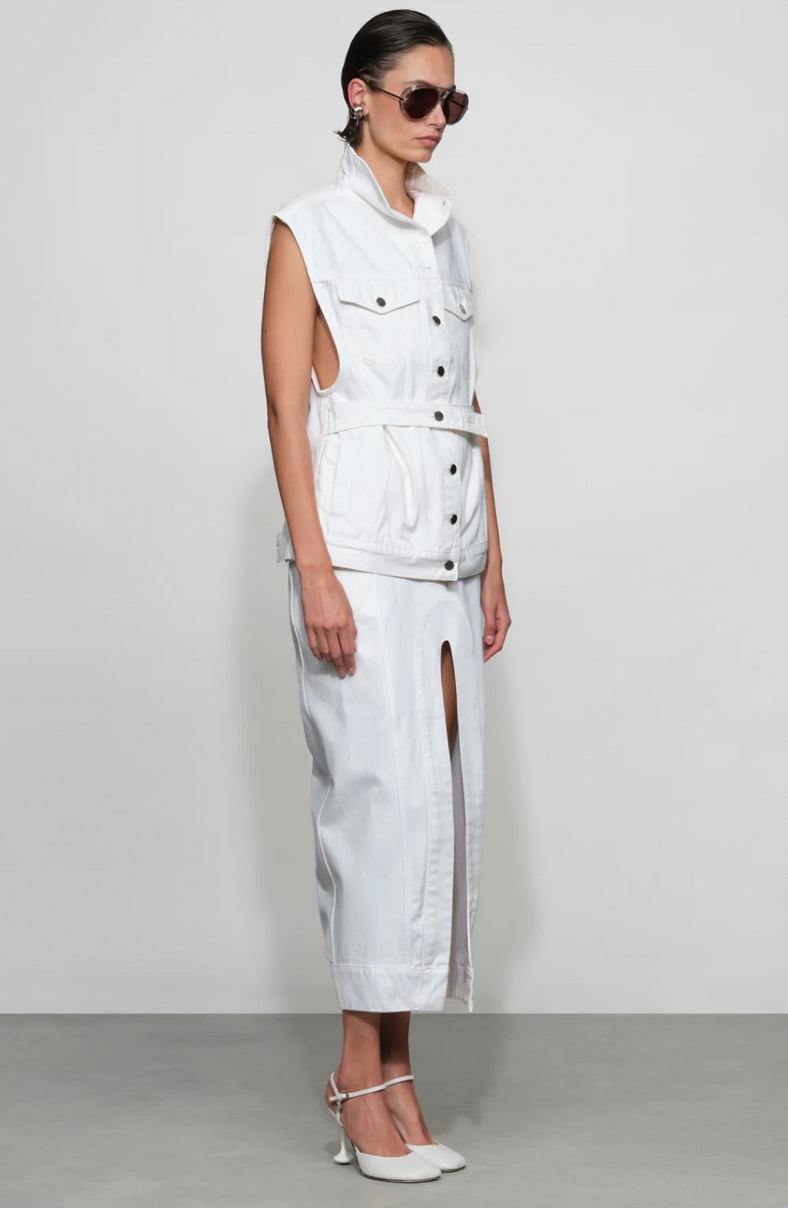 Cinched Waist Vest