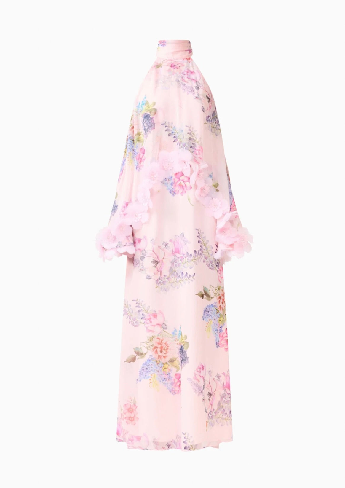 Pink Multi Floral Trim