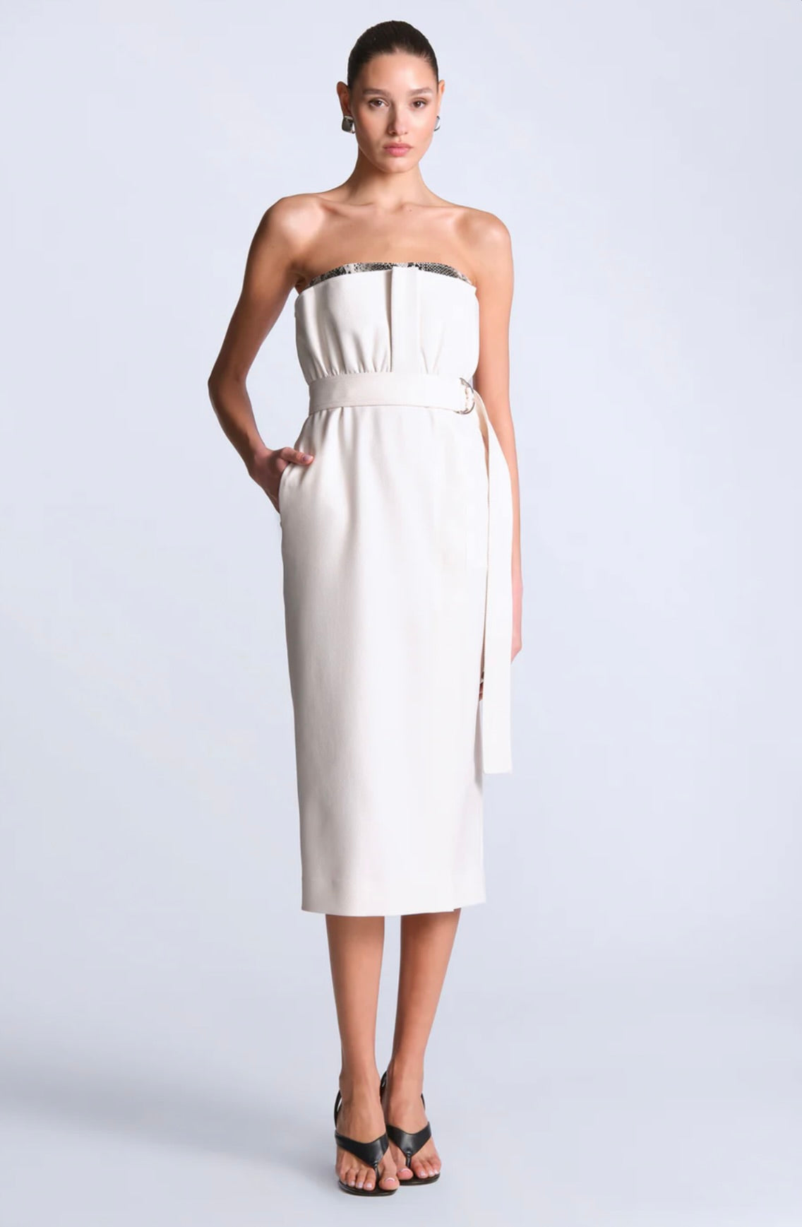 Gardenia Strapless Wrap Dress