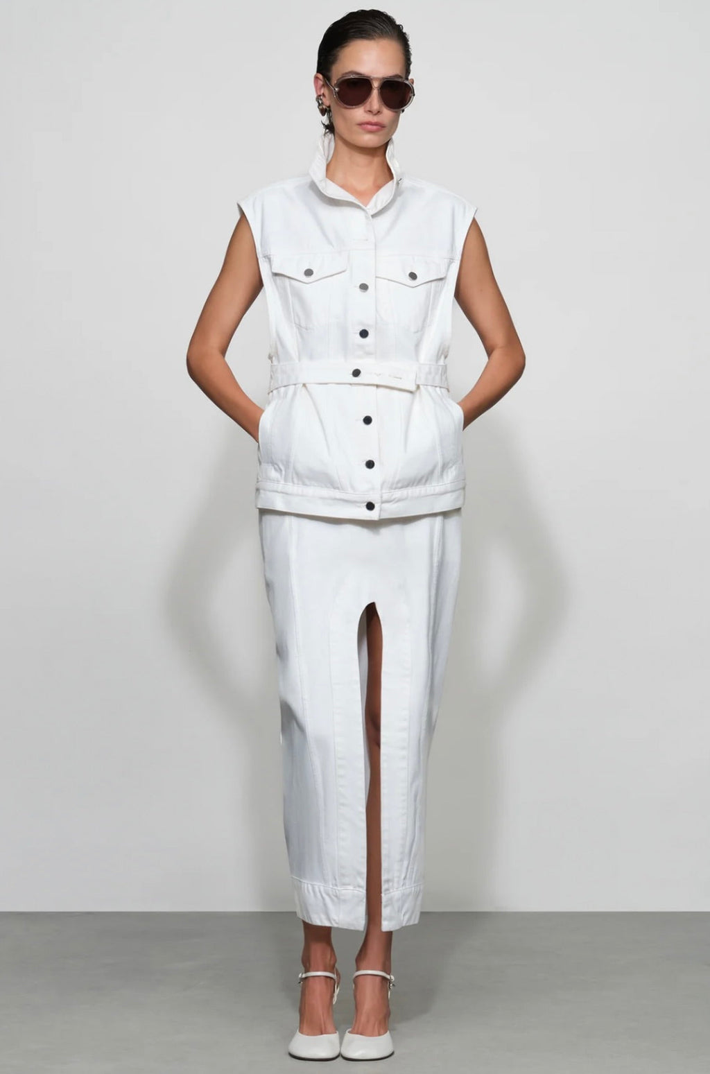 Cinched Waist Vest