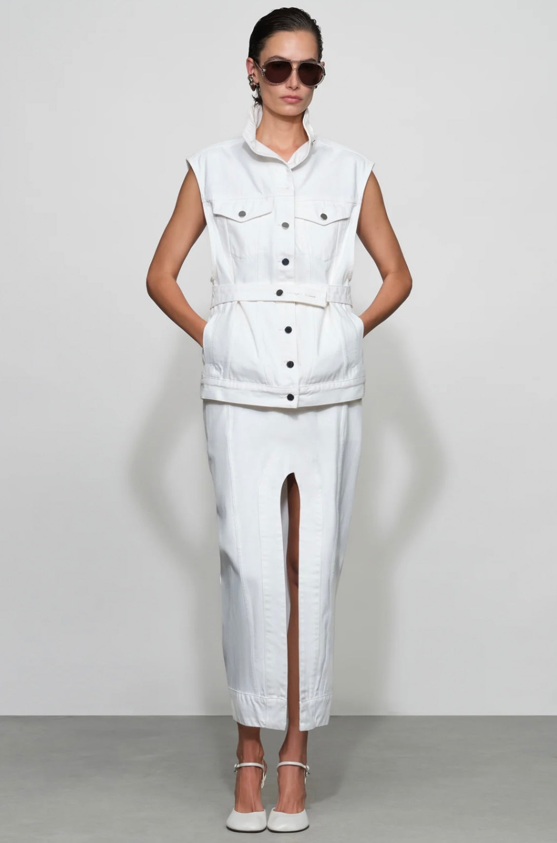 Cinched Waist Vest