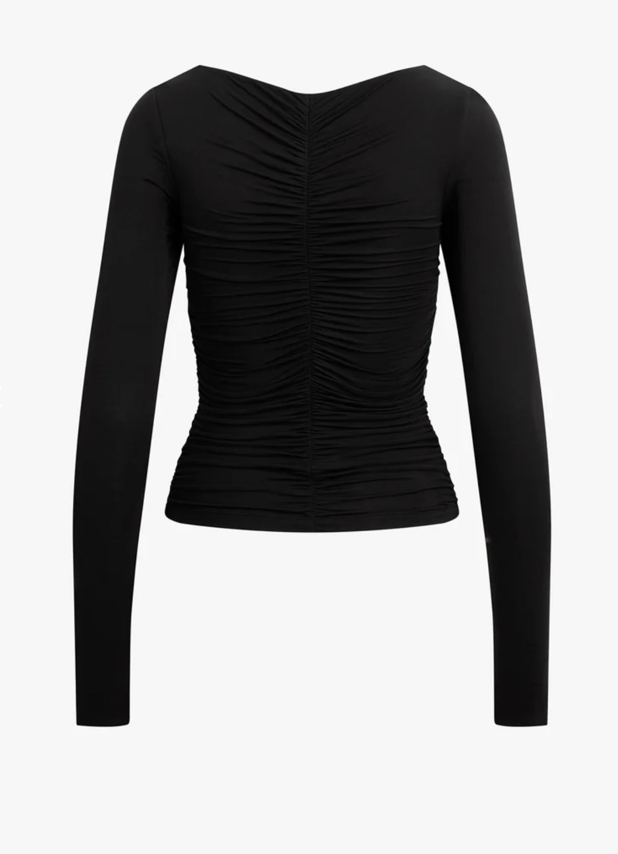 Black Ruched Tank