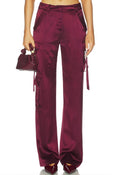 Port Low-Rise Wide-Leg Front-Zip Pants