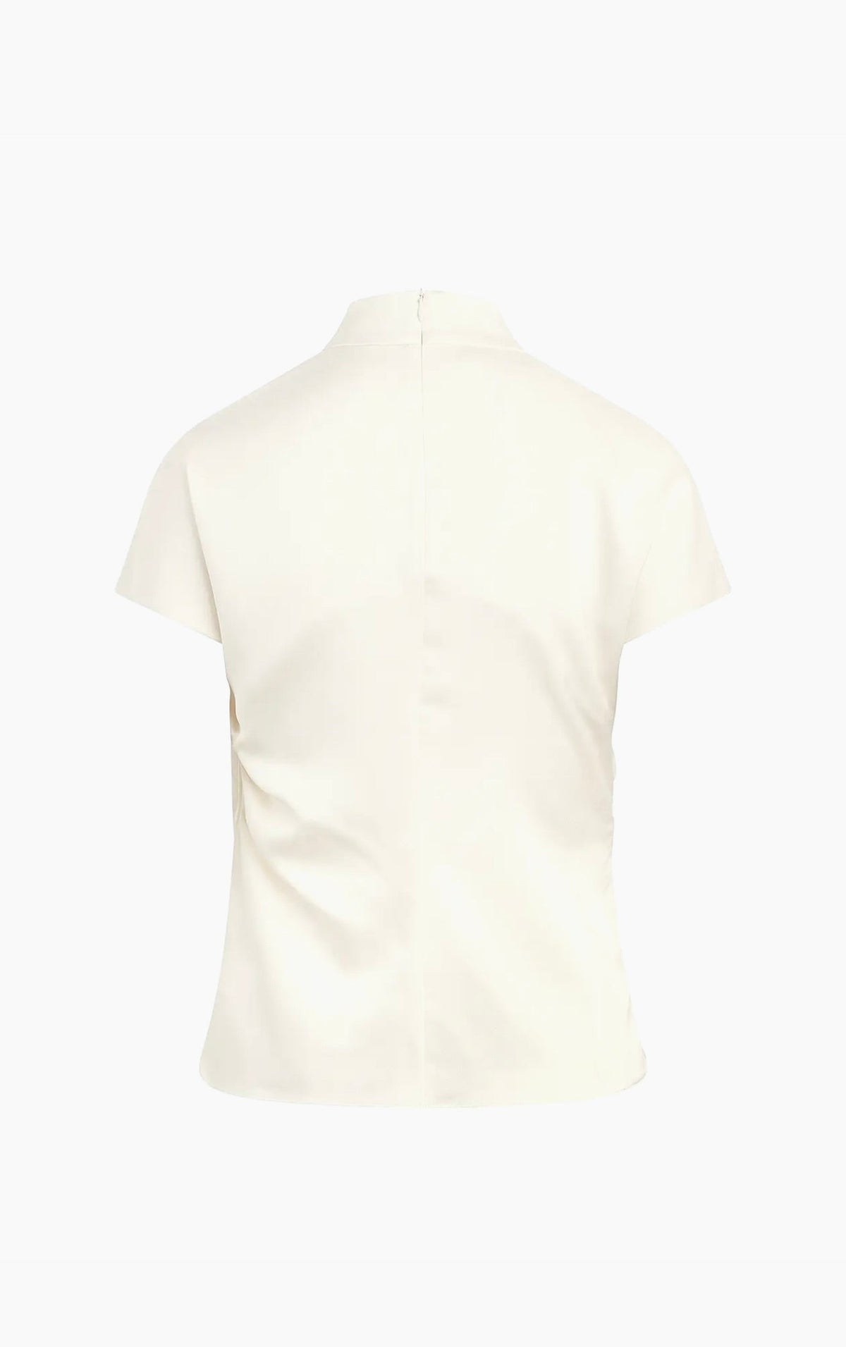 Ivory Viscose Drape Top