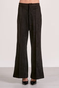 High-Waist Structured Wide-Leg Trousers