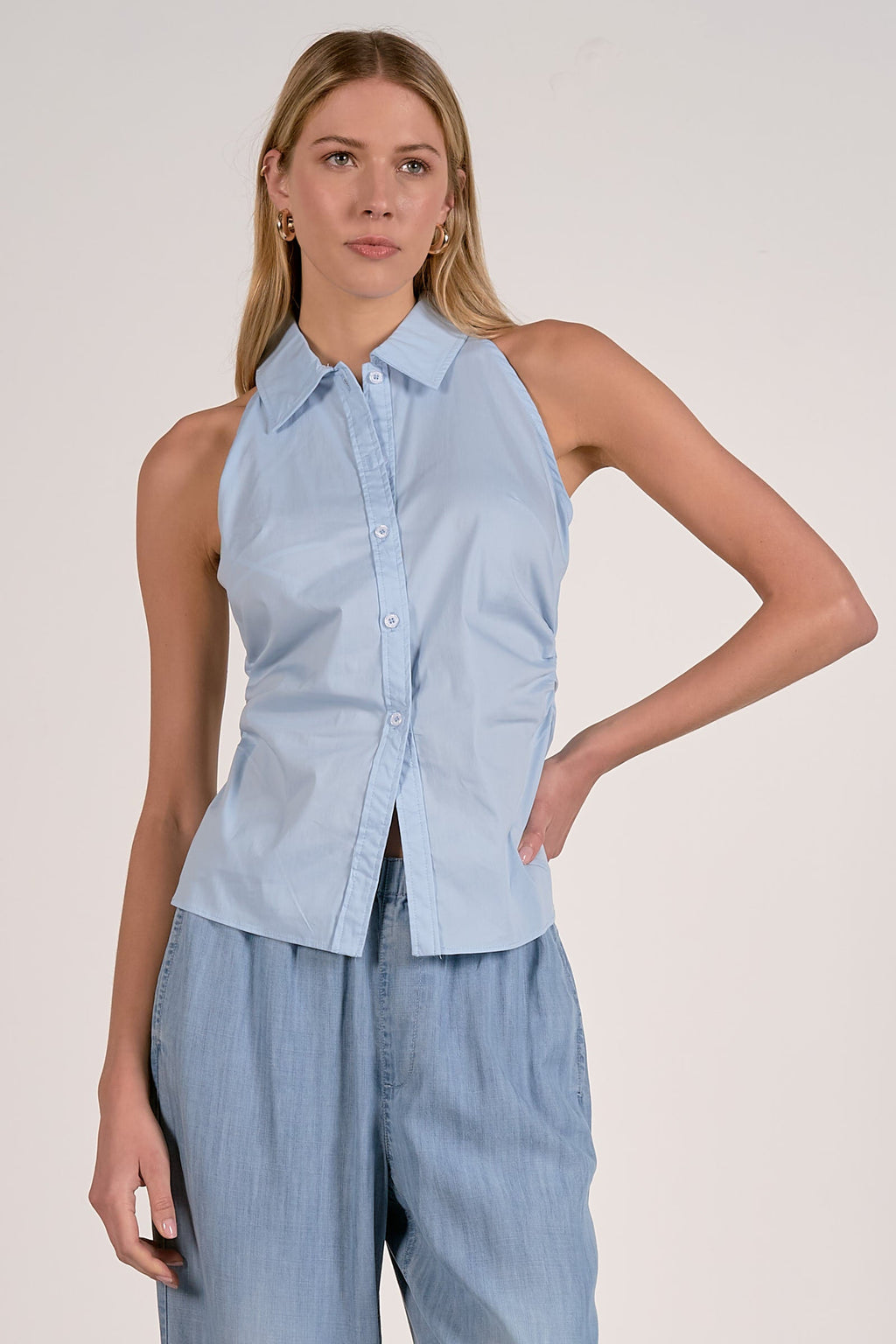 Structured-Collar Office-to-Weekend Tank