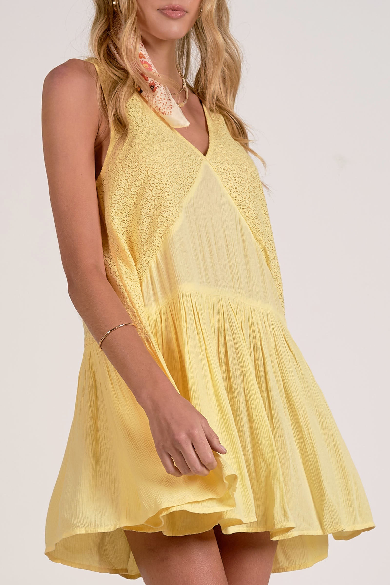 Fully Lined Draped Mini