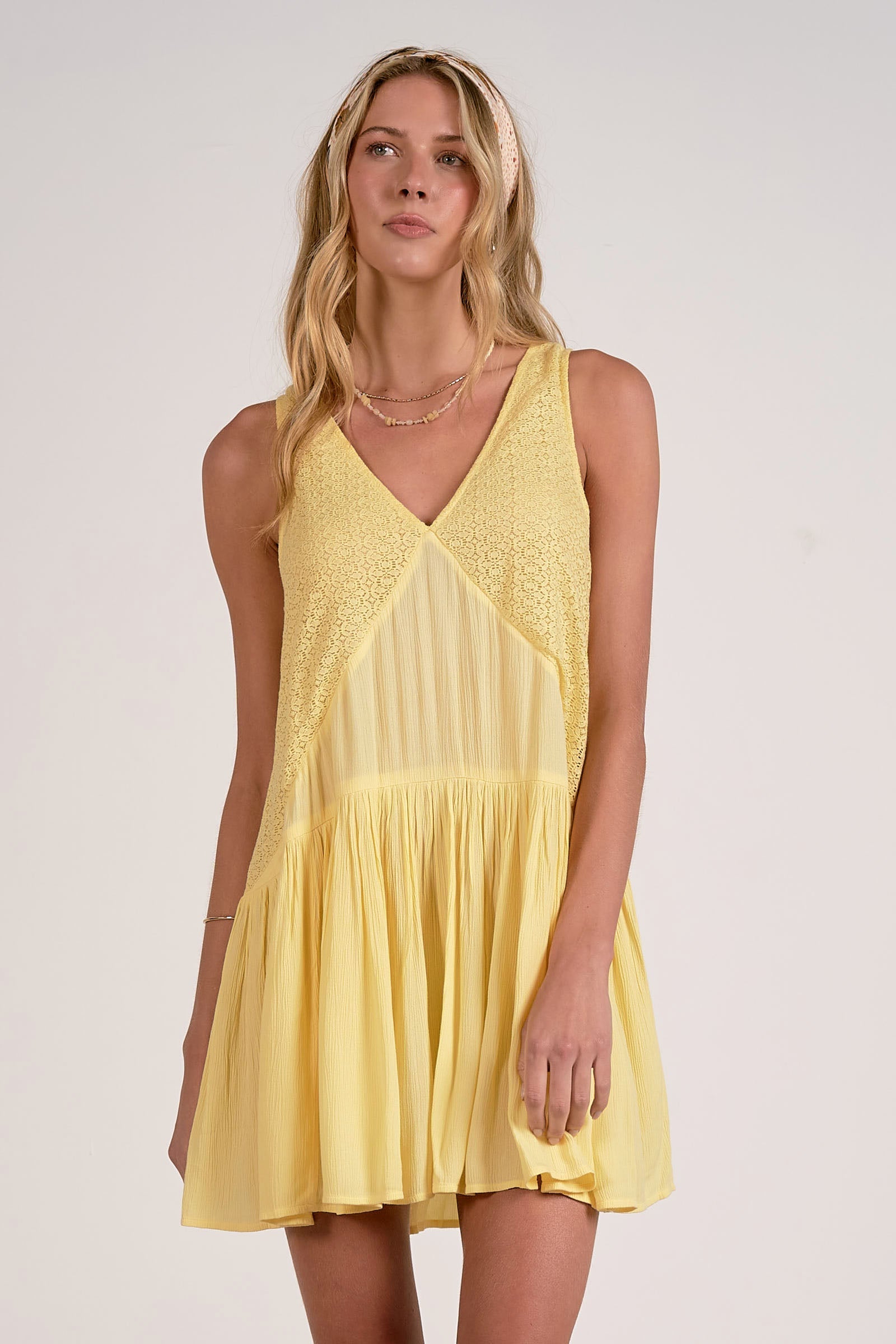 Fully Lined Draped Mini