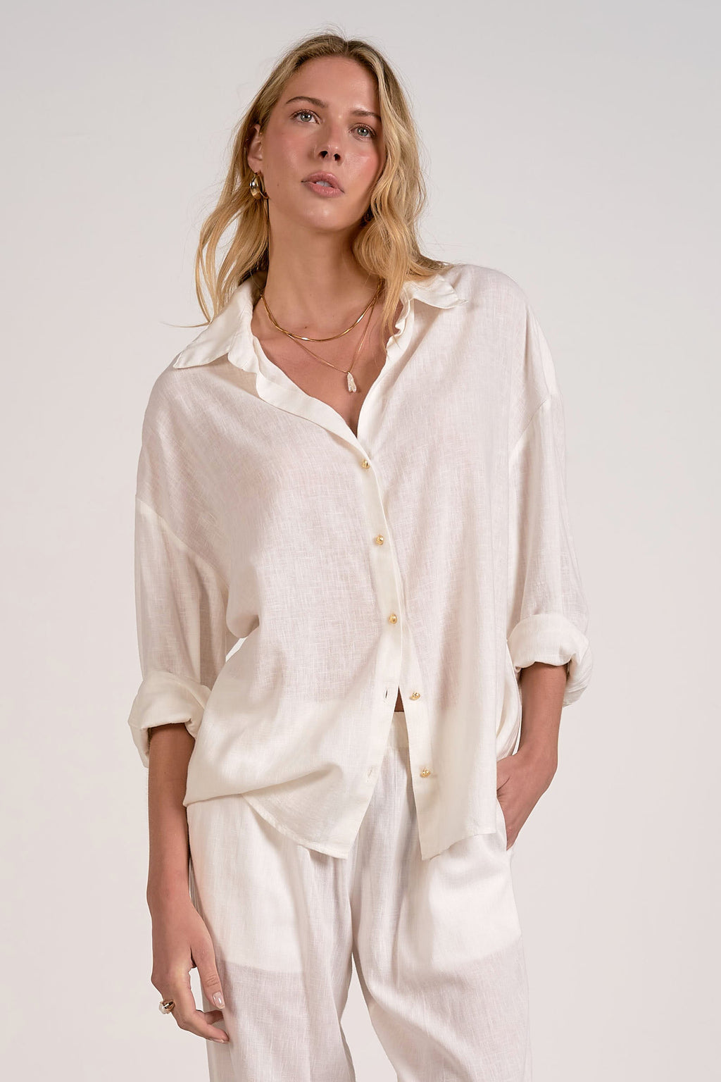 Effortless Drape Office-to-Evening Top