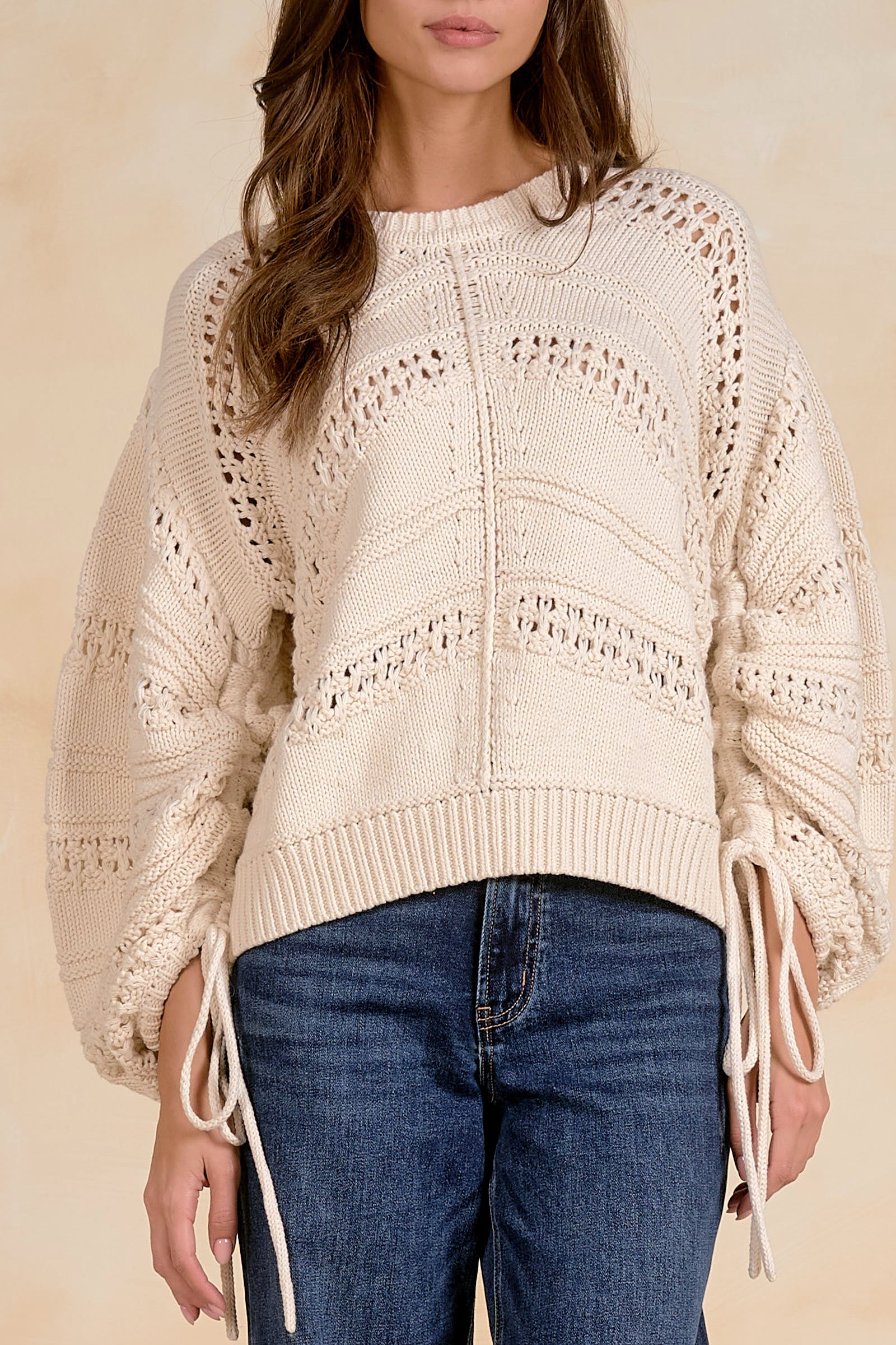 Soft Drape Crewneck for Day-to-Night