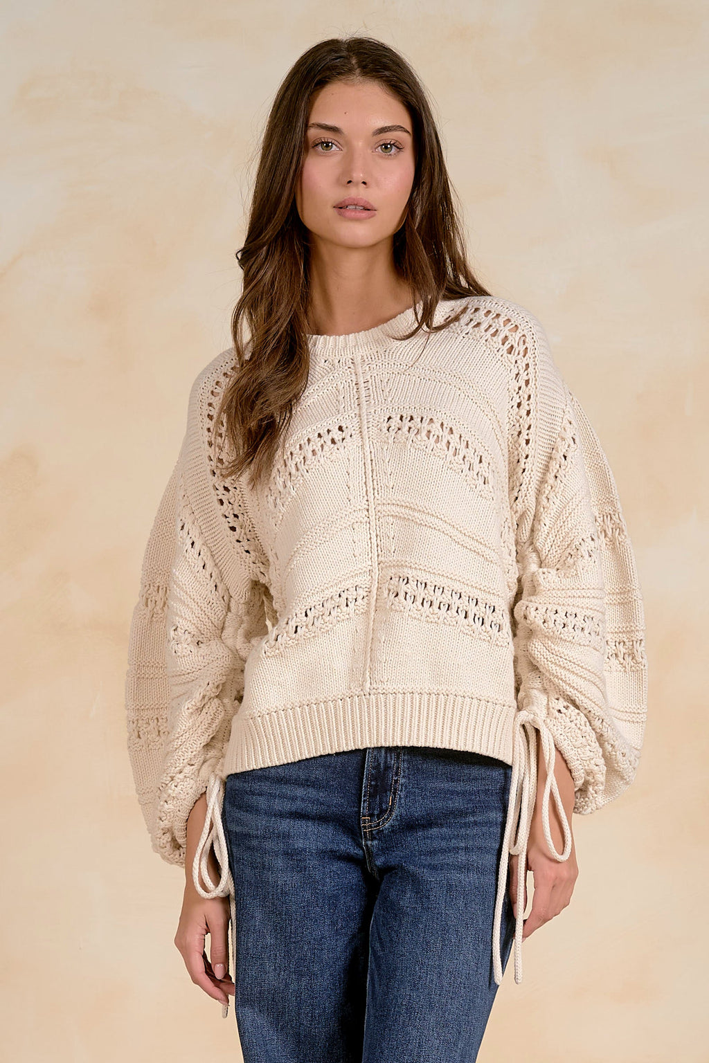 Soft Drape Crewneck for Day-to-Night