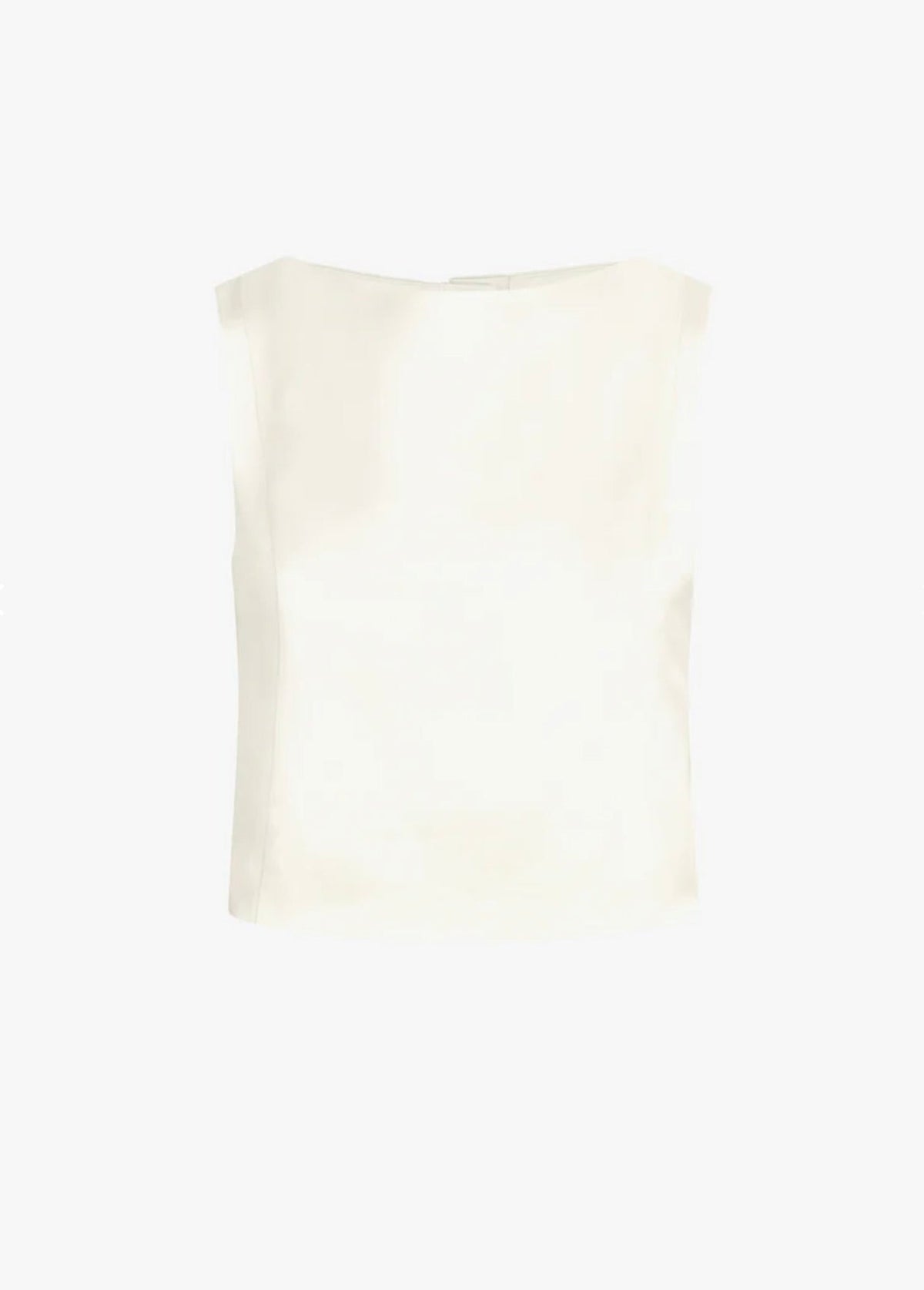 ‌Ivory Boat Neck Top