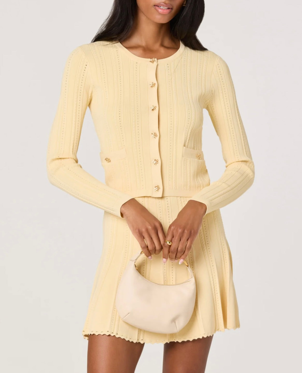 Butter Pointelle Cardigan