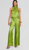 Mid-Rise Satin Pull-On