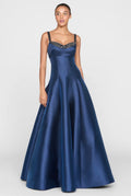 Sleeveless Sweetheart Neckline Floor-Length Gown