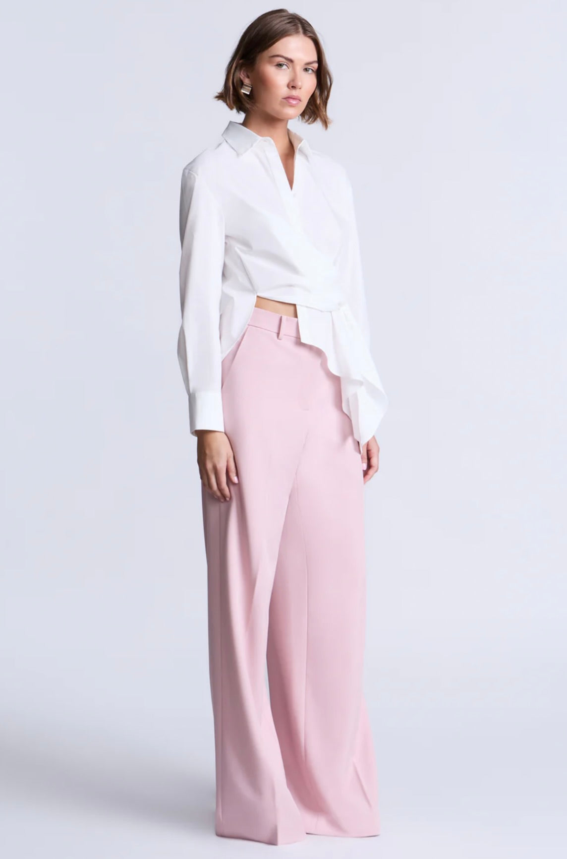 Asymmetric Wrap Shirt