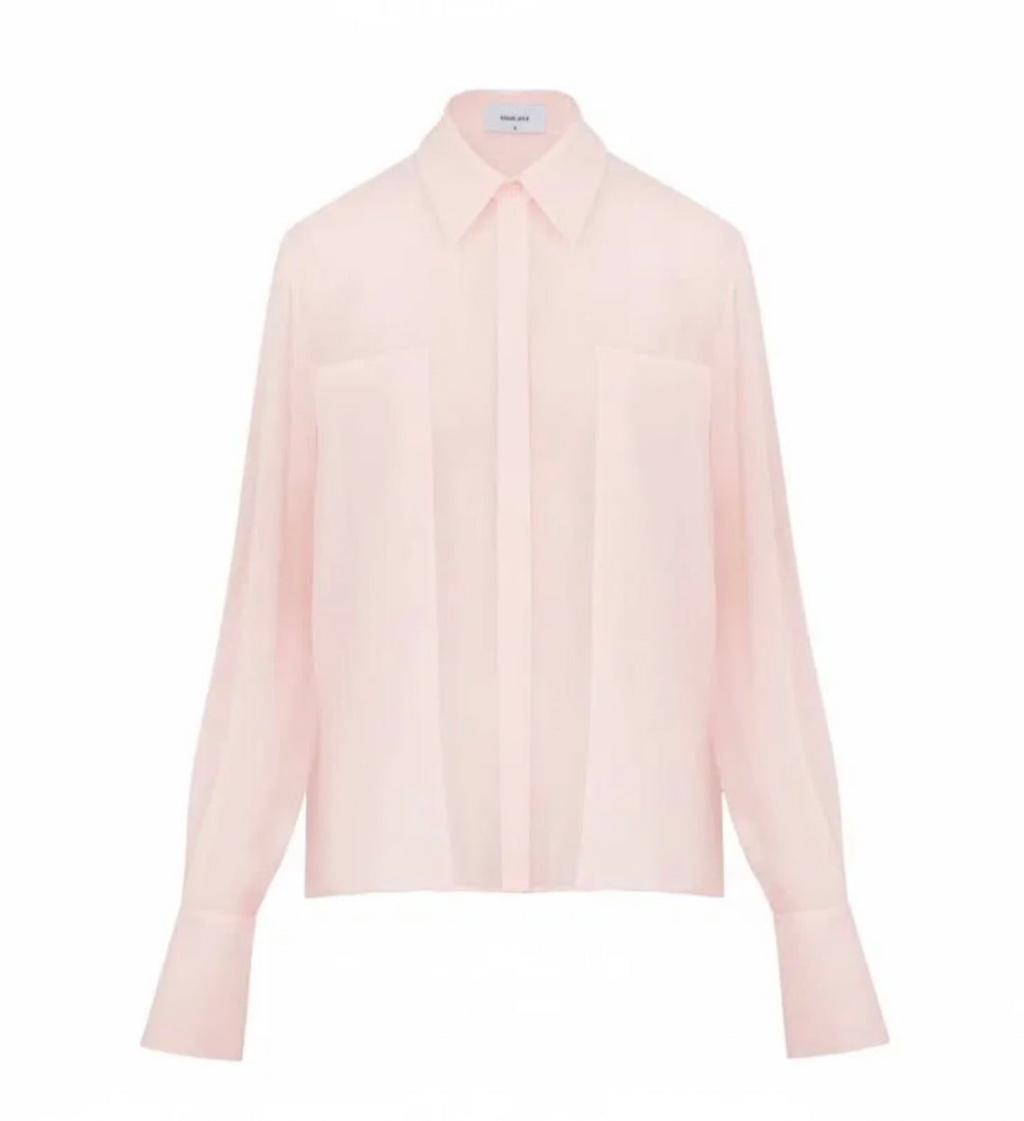 Blush Pink Silk Shirt