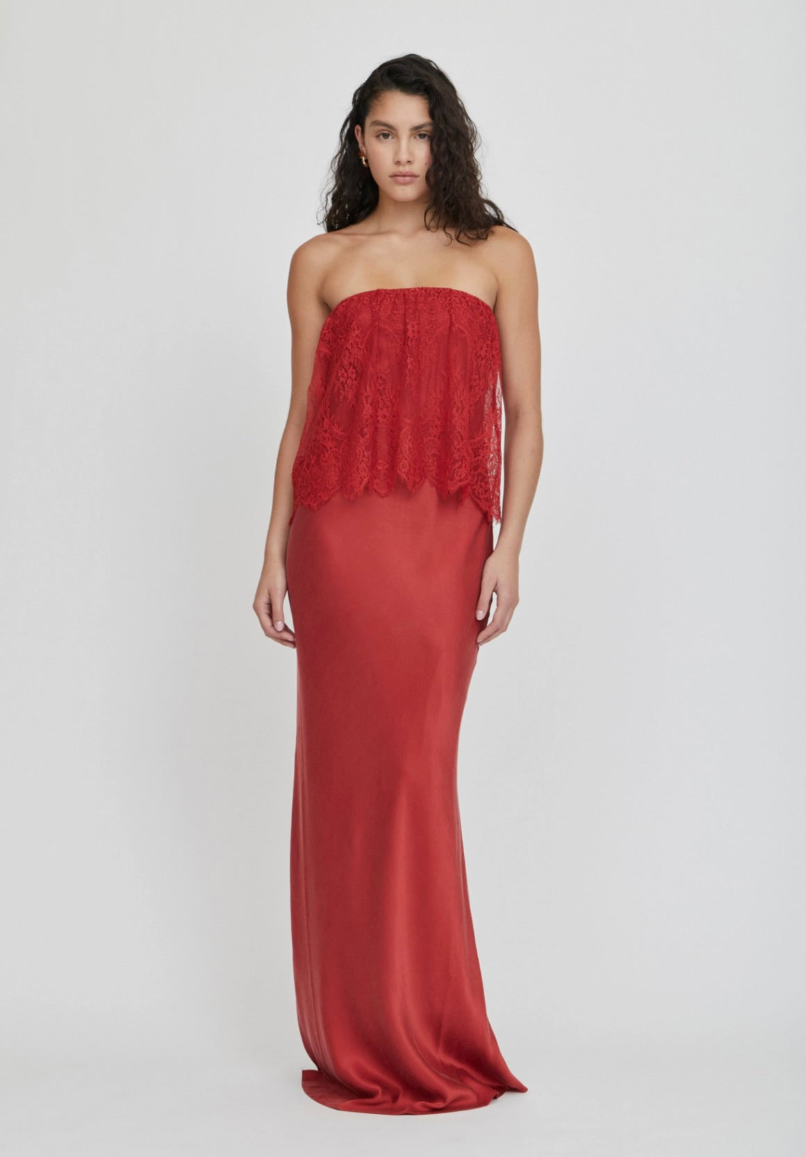 Crimson Bias Lace