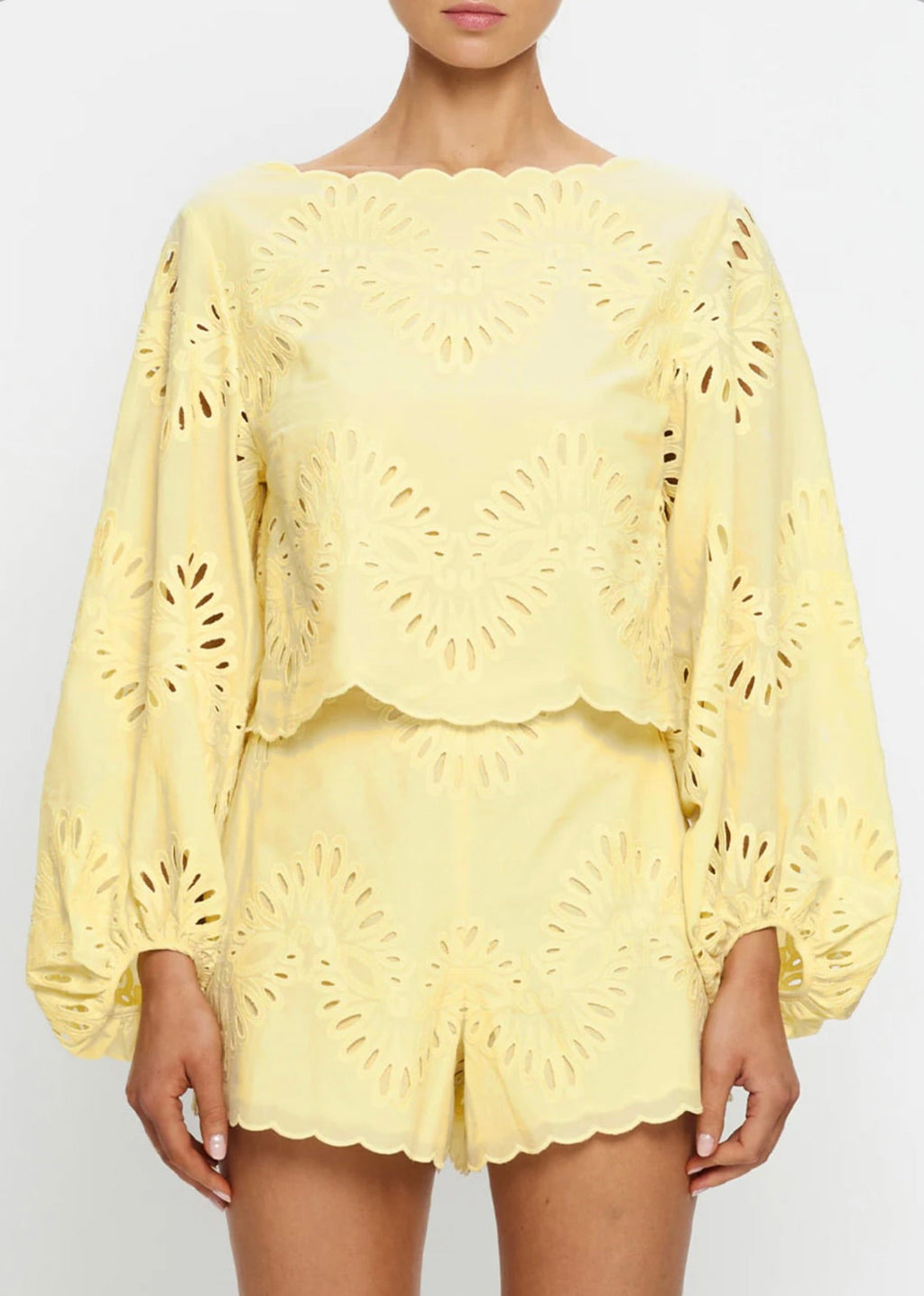 Butter Cotton Broderie Blouse