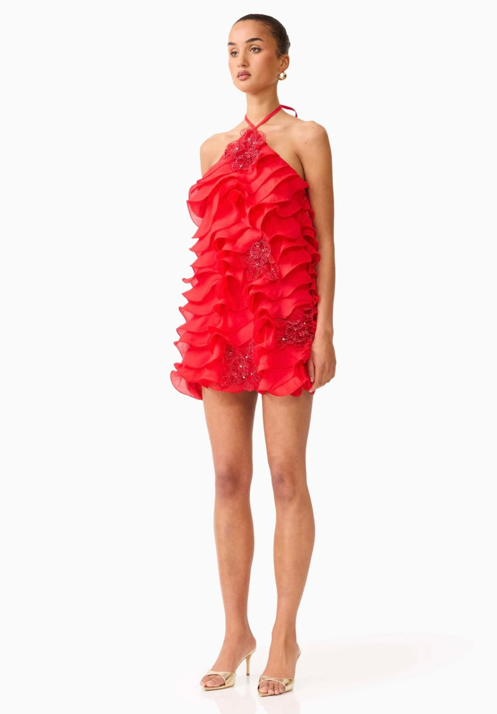 Vermilion Halter Mini