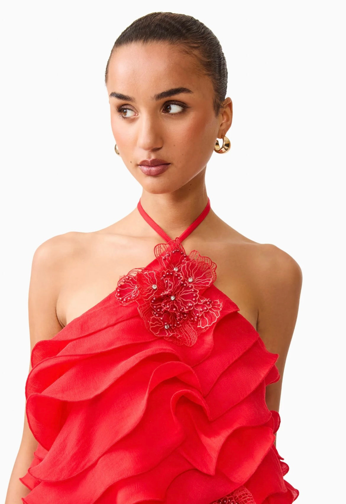 Vermilion Halter Mini