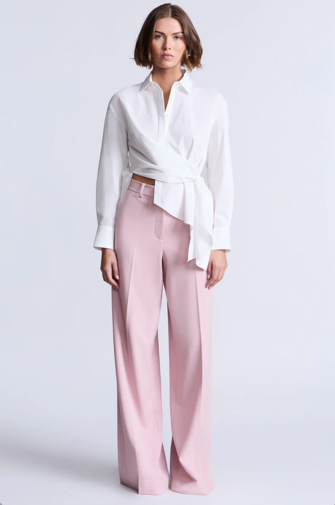 Asymmetric Wrap Shirt