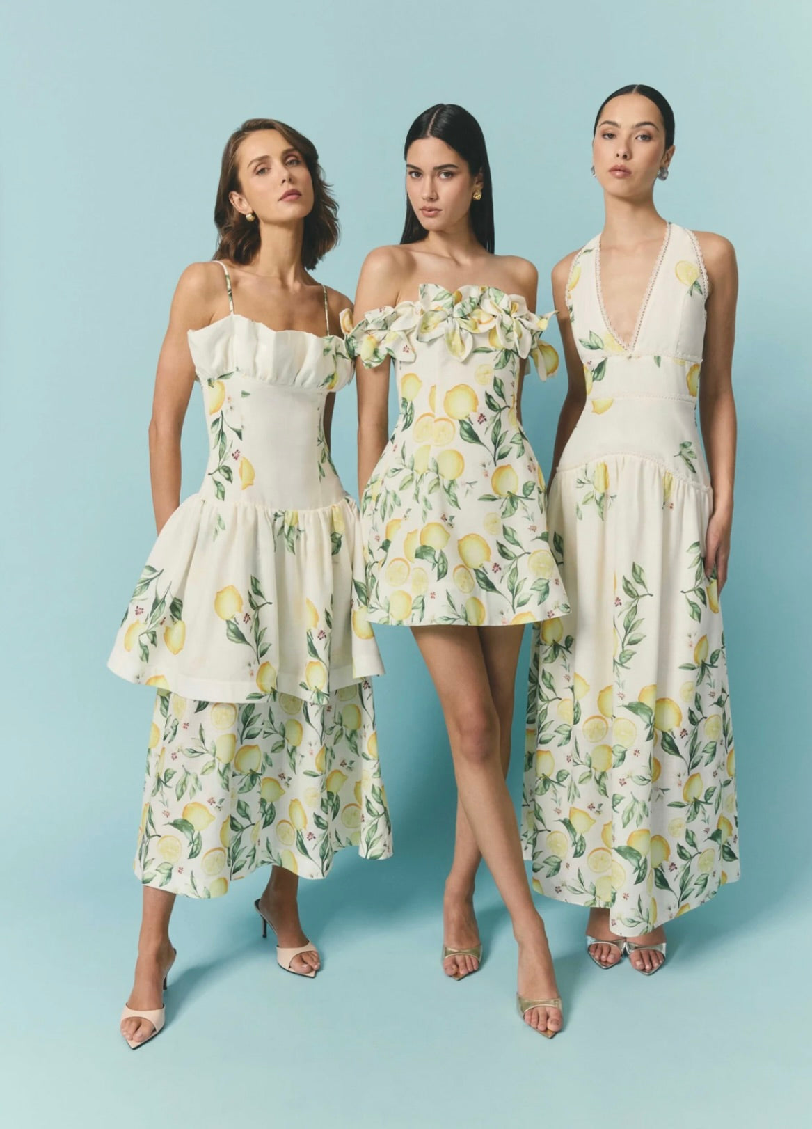 Shirred Flow Gown
