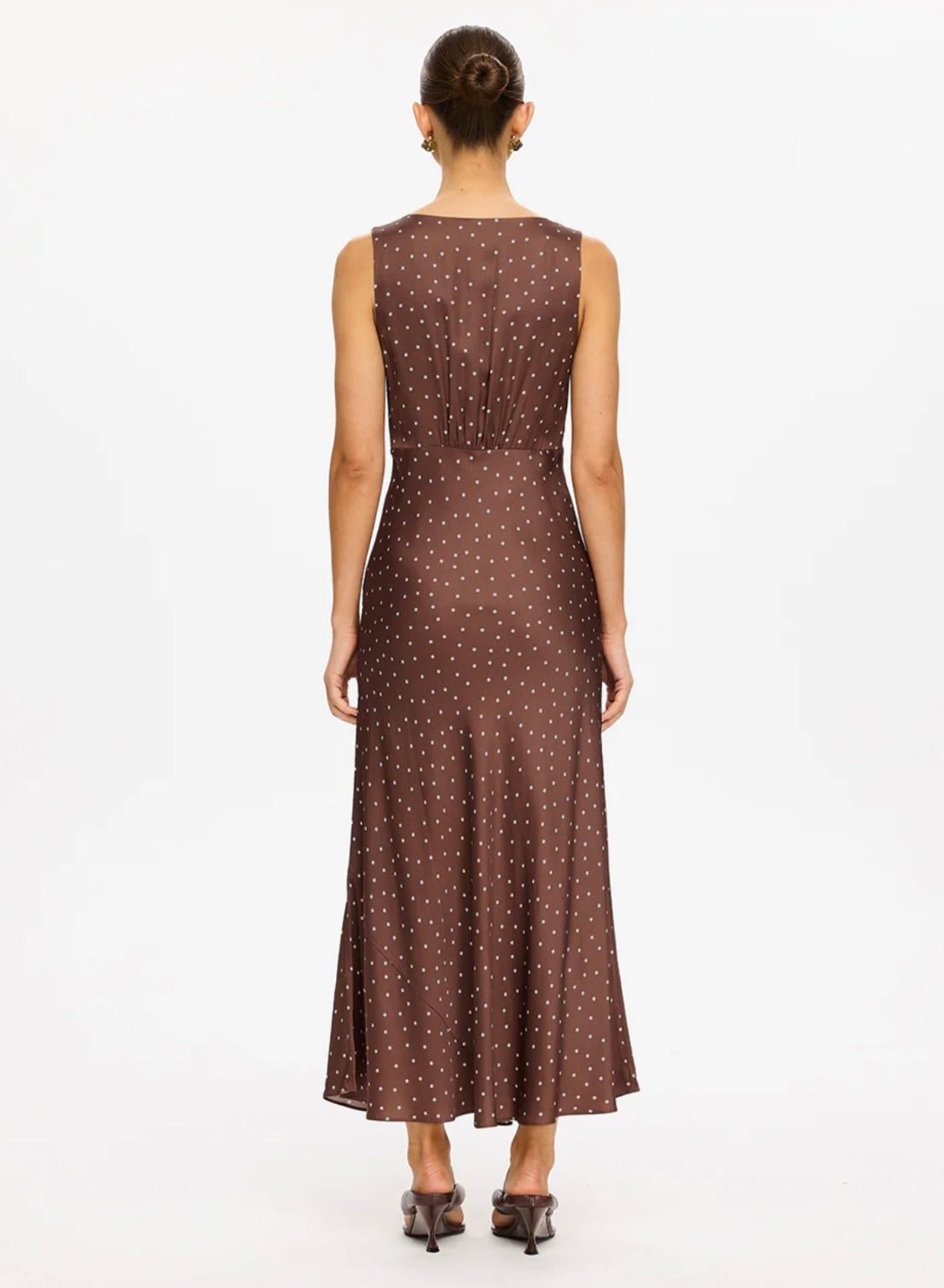Chocolate Polka Drape