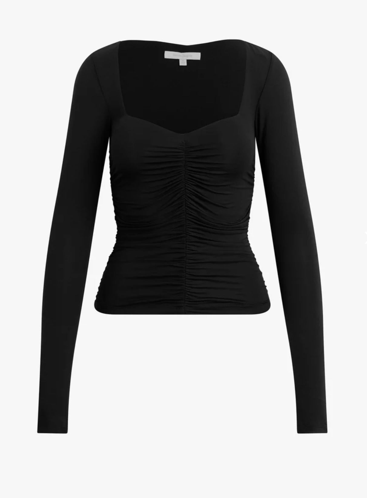 Black Ruched Tank