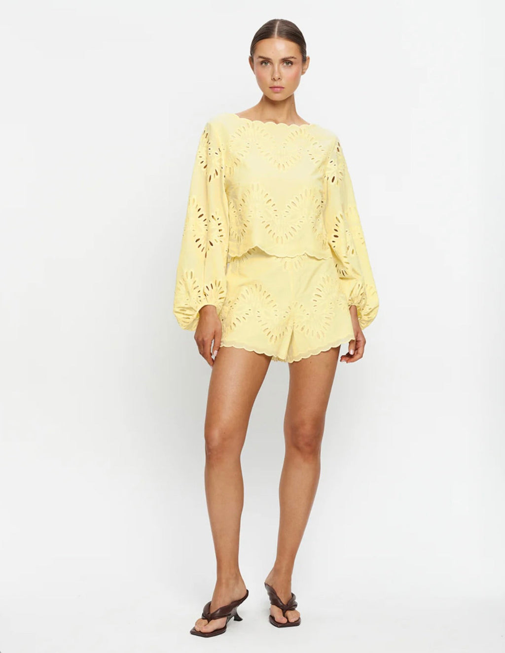 Butter Cotton Broderie Blouse