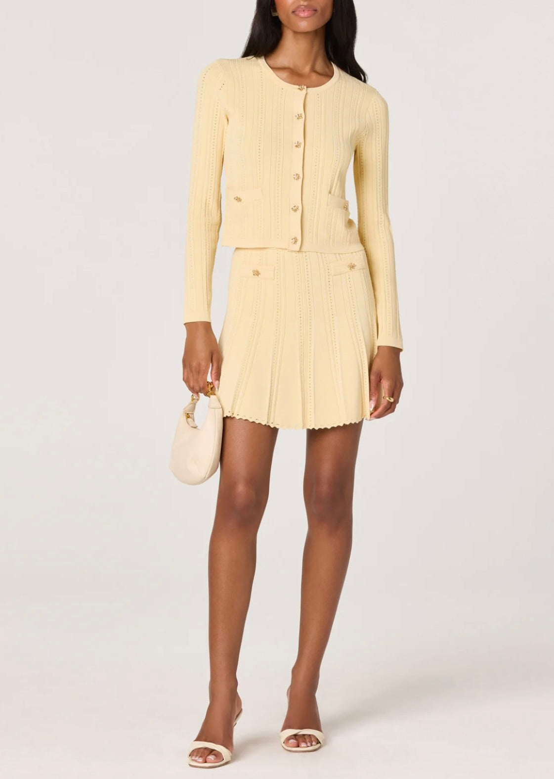Butter Pointelle Cardigan