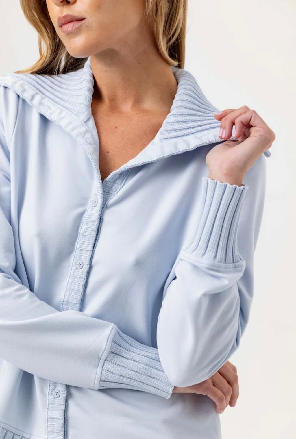 ‌Ribbed Cotton Knit