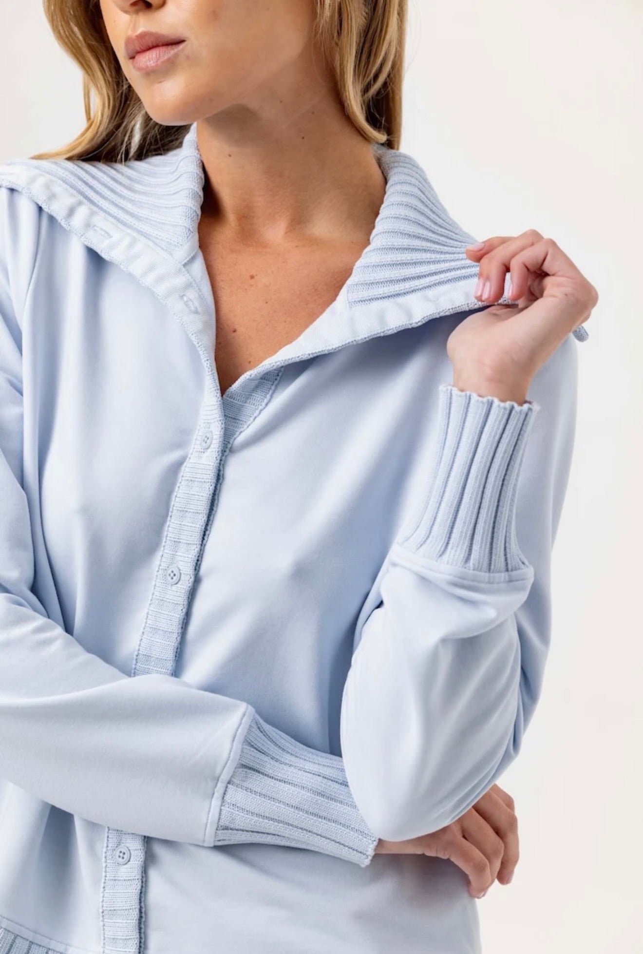 ‌Ribbed Cotton Knit