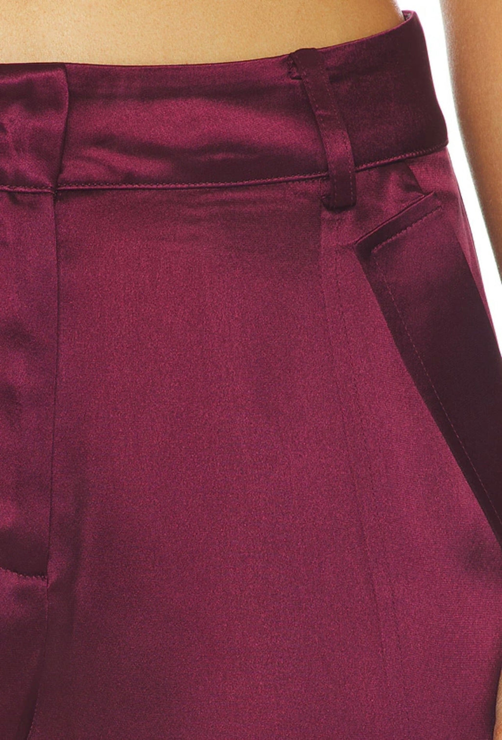 Port Low-Rise Wide-Leg Front-Zip Pants