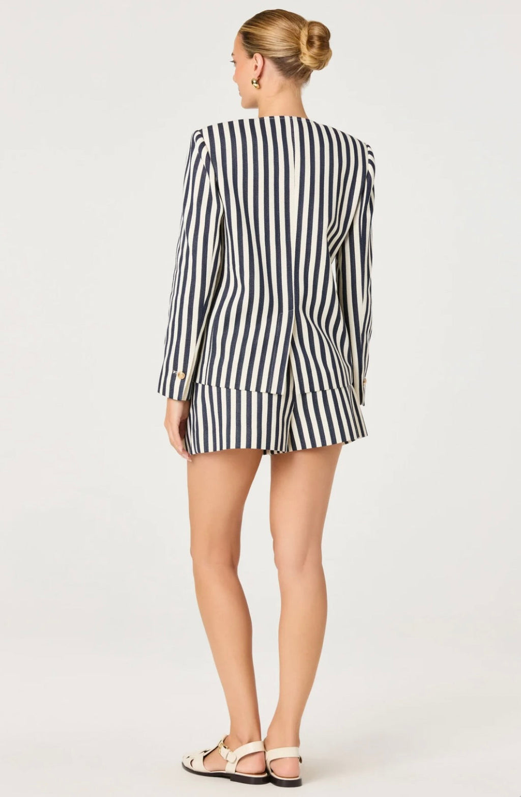 ‌Unlined Structured Blazer